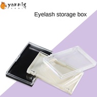 YANMIG Eyelash Storage Box, Plastic  False Lashes Show Box, Portable Square Shape Storage Box