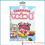 Grade 6 Math Takenote Notebook - A5 Paper Size