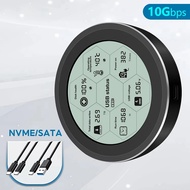 New 2230 2242 M.2 Nvme SSD Enclosure USB 3.2 10Gbps Pcie SSD Case M.2 NVME SATA Enclosure Disk Box