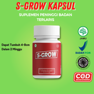 S GROW KAPSUL - Peninggi Badan Terpercaya Terlaris Susu Peninggi badan Penambah Tinggi Badan Cepat S