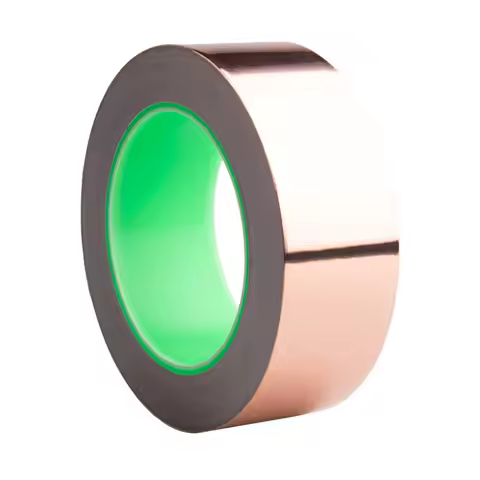 25M Conductive Shield Copper Foil Adhesive Tape Mask Electromagnetic Shield Eliminate PCB EMI Anti-s