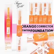SUGAR GOLD 💯 HD CORRECTOR ORENGE WITH TINTED FILTER FOUNDATION