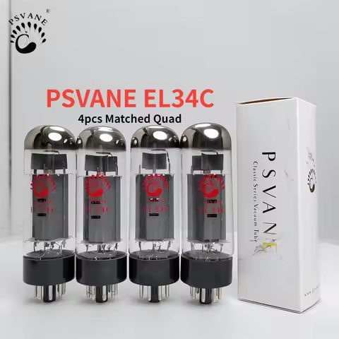 PSVANE EL34C Vacuum Tube Replaces EL34 EL34B 5881 6L6 6L6GC 6CA7 6P3P KT77 HIFI Audio Tubes Electron
