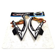 N MAX FRONT EYEBROW LIGHTS SET 5431 CR7 RED