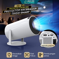 HY300 Smart Projector Portable WIFI Bluetooth Ultra HD Minimalist and Multifunctional 4K 720Pc