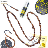 QURAISY KAUKAH - TASBIH KAOKAH ARAB BULAT CINCIN PRADA BERSERTIFIKAT ASLI KOKKA KAOKA KOKAH 99 BUTIR