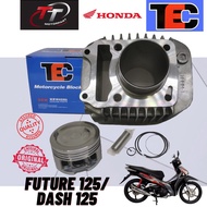 HONDA FUTURE 125 FUTURE125 WAVE DASH125 DASH CYLINDER BLOCK COMPLETE SET BLOK PISTON RING PIN RACING