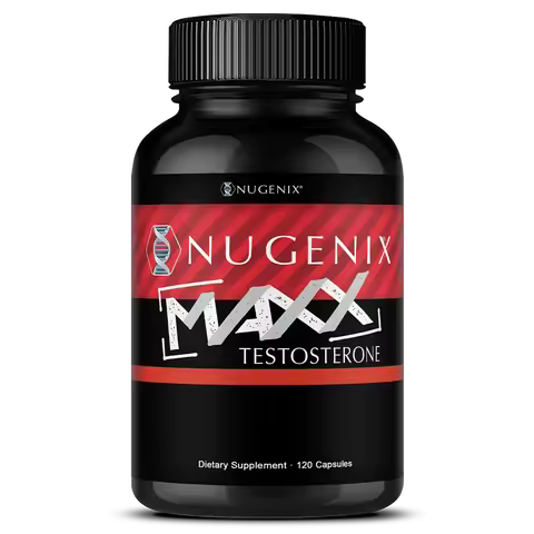 Nugenix Maxx - Male Performance, Endurance, Muscle, Hormone Boosting Formula, 120 Capsules