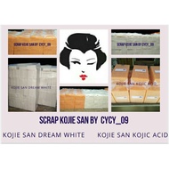 whitening soap ♢1kg SCRAP KOJIE SAN : DREAM WHITE/KOJIC ACID  (Hotel Cut)✸