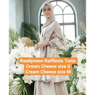 Rafflesia Tunic Creme Cheese Wearing Klamby