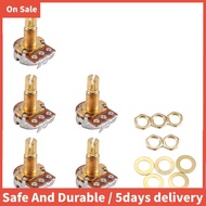 Guitar Potentiometer Audio Volume&Tone Pots Switch Control A500k Split Shaft Taper Potentiometers Go