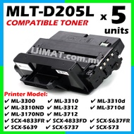 5x Compatible Toner Samsung MLT D205L MLT-D205L ML3300 3310ND 3710d 3170ND 3712 SCX4833FR 4833FD SCX