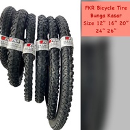 FKR Bicycle Tire 自行车轮胎 FKR Tayar Basikal Saiz 12/16/20/24/26 Inci ~Bunga Kasar ~ ***READY STOCK***