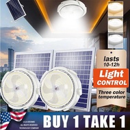 【Light for 12 hours】1000W lampu solar rumah IP67 With remote control solar light indoor indoor solar