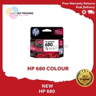 HP 680  Tri-Color Original Advantage Ink Cartridge -Hp680 hp680
