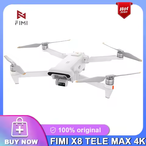 FIMI X8 TELE MAX Drone 4K Professional HDR 48MP 3-Axis Gimbal Camera Drone Professional GPS 20KM RC 
