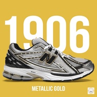 1906r Metallic Gold Dark Gray Sneakers Unisex-Clever Man Store I5L8