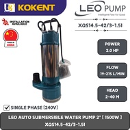 LEO AUTO SUBMERSIBLE WATER PUMP 2" XQS14.5-42/3-1.5I