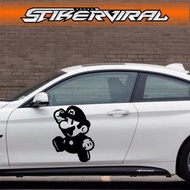 Anime car stickers, mario game stickers, cute car stickers, anime stickers, cutting stickers