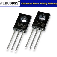 10PCS BD135 BD136 BD138 BD131 BD132 BD137 BD139 BD140 TO-126 NPN Power Triode Transistor new and ori