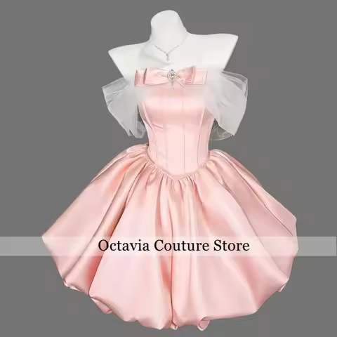 Off Shoulder Graduation Dress Short Homecoming Dresses Teen With Crystal Mini Evening Prom Gown dres