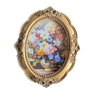 [SzxfliebfTW] 18 Cm (7 Inch) Oval Photo Frame, 19 X 24 Cm (7.5 X 9.4 Inches) - Multifunctional Decor