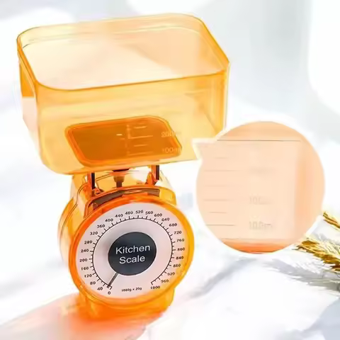 Restaurant Cooking Spring Scale Food Vegetables Scale Weighing Dial 1kg Mechanical Home Kitchen Scal