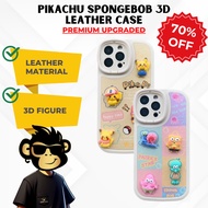 MOJOSKINS Spongebob Casing iP Pokemon iP Case iP Leather Case For iP 14 Pro Max 13 12 11 Silicone Ca