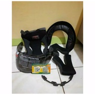 KYT R10 full set helmet foam + KYT R-10 helmet visor. cheek foam. neck foam. KYT R10 helmet visor he
