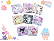 กระเป๋าสตางค์ SANRIO รุ่นใหม่ ลายการ์ตูนน่ารักๆ วัสดุหนังPU มีช่องใส่เหรียญ และช่องใส่บัตรด้านใน ขนาด 11×9.5 cm.