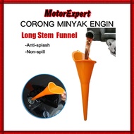 CORONG MINYAK HITAM MOTORSIKAL OIL FUNNEL FOR MOTORCYCLE AND CAR ENGINE CASTROL SHELL PETRONAS MOTUL