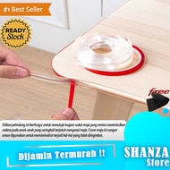 BISA COD - Lis Bumper Strip Pinggiran Meja Table Edge Protector 10mm x 2m 1 Roll Rol List Bumper Kar