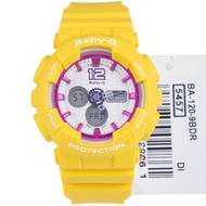 Casio Watch Baby-G White Resin Case Resin Strap Ladies NWT + Warranty BA-120-9B BA-120-9BDR