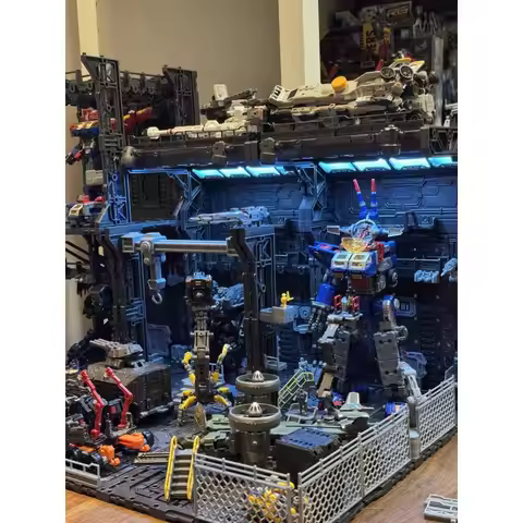 SCENE IN BOX (SIB) Base Scene Series 1/60 Hangar Display Case for Gundam, Transformation Diaclone Ho