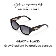 Cyber Eyeworks "STACY" Sunglasses – Black/Marble Grey/Tortoise/Olive, 54-17-140, Eyewear, Unisex