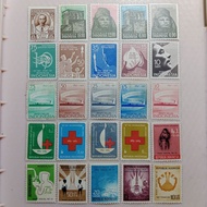 Koleksi prangko Kuno Indonesia Lawas 25 Pcs Campur UN USED
