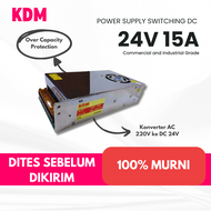 (COD) Power Supply 24V 15A Murni Trafo Power Supply 15A 24V 360 Watt Quality Power Supply 24V 15A