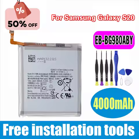Brand New EB-BG988ABY EB-BG980ABY EB-BG985ABY BG990ABY Battery For Samsung Galaxy S20/S20 Plus S20+/