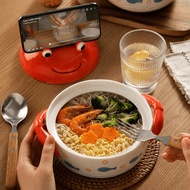 Cute Noodle Bowl + Phone Holder | Bowl Aesthetic Charactermie Bowl/ Cute Charactermie + Support hp |