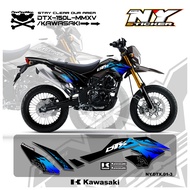Stiker Motor Dtracker 150 SE - Striping Kawasaki DTracker 150 SE Variasi 001