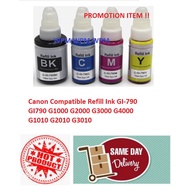 Premium Ink Canon Compatible Refill Ink GI-790 GI790 G1000 G2000 G3000 G4000 G1010 G2010 G3010 E410 - WPM STORE