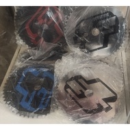 GT Chainring Chrome Red Blue 52T