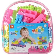 Backpack Lego 200pcs Mainan Lego Dalam Bag Mainan Kreatif Budak Lego Building Blocks Bricks Colorful