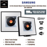 Samsung 2.0 Ch Lifestyle Music Frame Wireless Speaker with Dolby Atmos HW-LS60D/XM