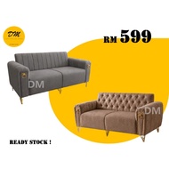 Best Seller New Stock 3 Seater Sofa [DM 2319 @ 2324 GREY / BROWN]