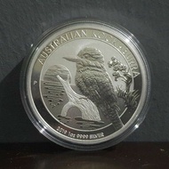 2019 Kookaburra 1 oz silver coin