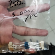 SB99 resistor 1/4w 1/4watt 1/4 watt 250r 250ohm 250 ohm metal film 1 person