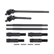 Steel CVD Universal Axle Set Rear Straight Shaft Portal Stub Shafts for 1/10 RC Crawler Vanquish VS4