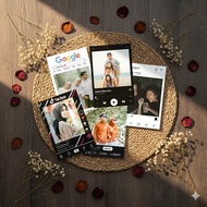 Custom Polaroid Photos with Social Media Design