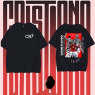 T-shirt Cristiano Ronaldo CR7 T-shirt Ronaldo T-shirt Kapas Baharu